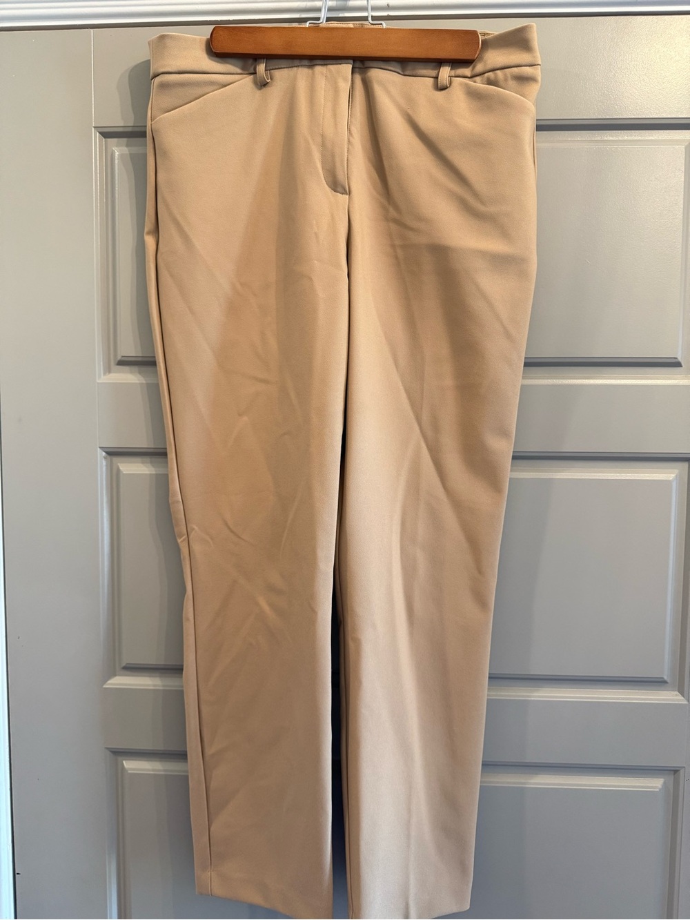 Rachel Zoe Cropped Dress Pants in Light Tan